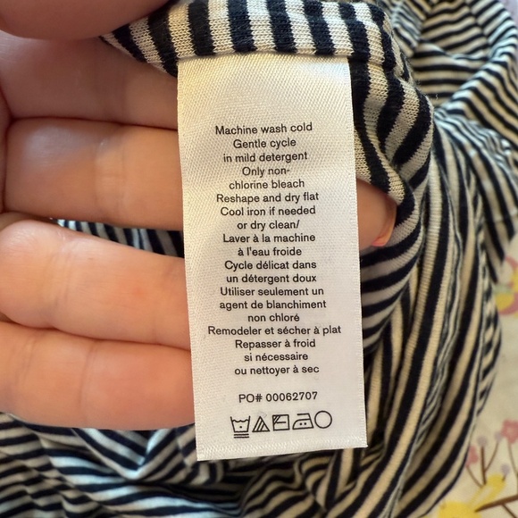 New! Rag & Bone Michal Midi Muscle Dress Navy Stripe 45274 - Picture 10 of 12